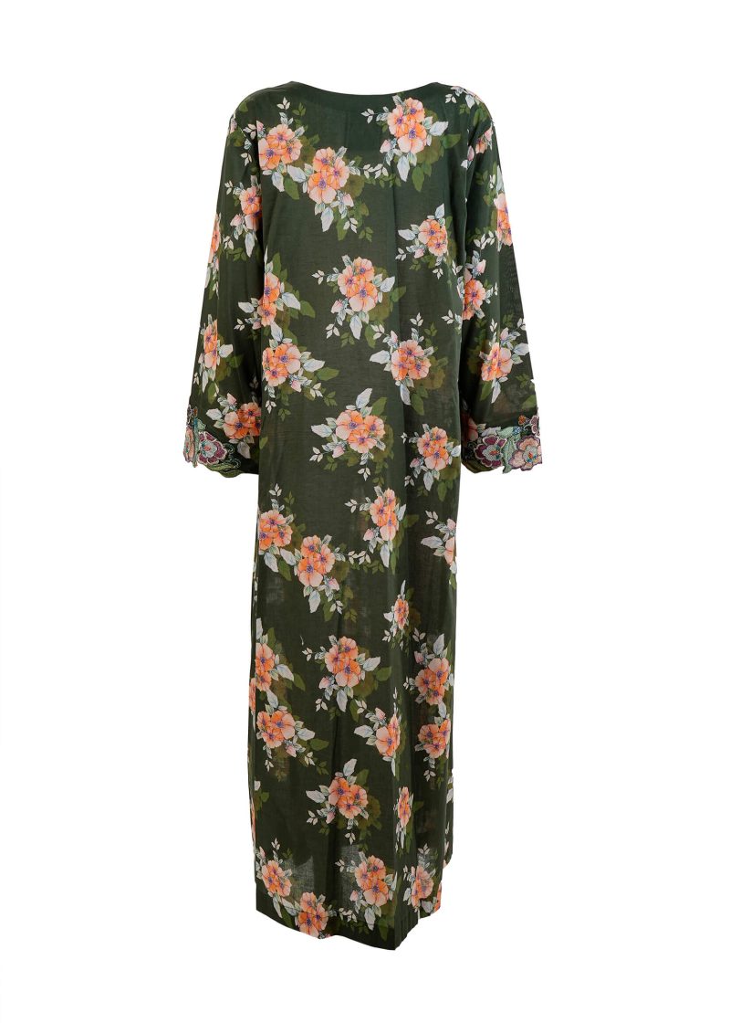 Maysarah Studio | Dark Green | Stitched | Party wear | Jalabiya Style | 1 pc set