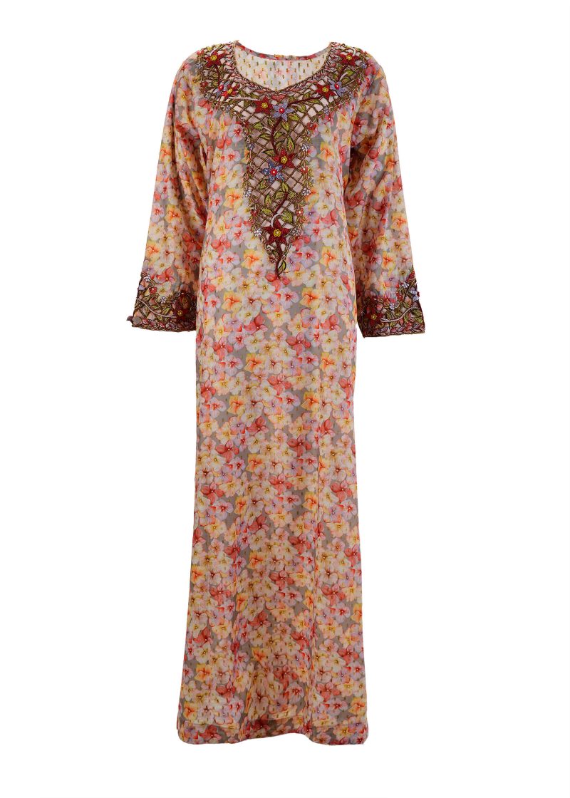 Maysarah Studio | Printed Colour | Stitched | Party wear | Jalabiya Style | 1 pc set