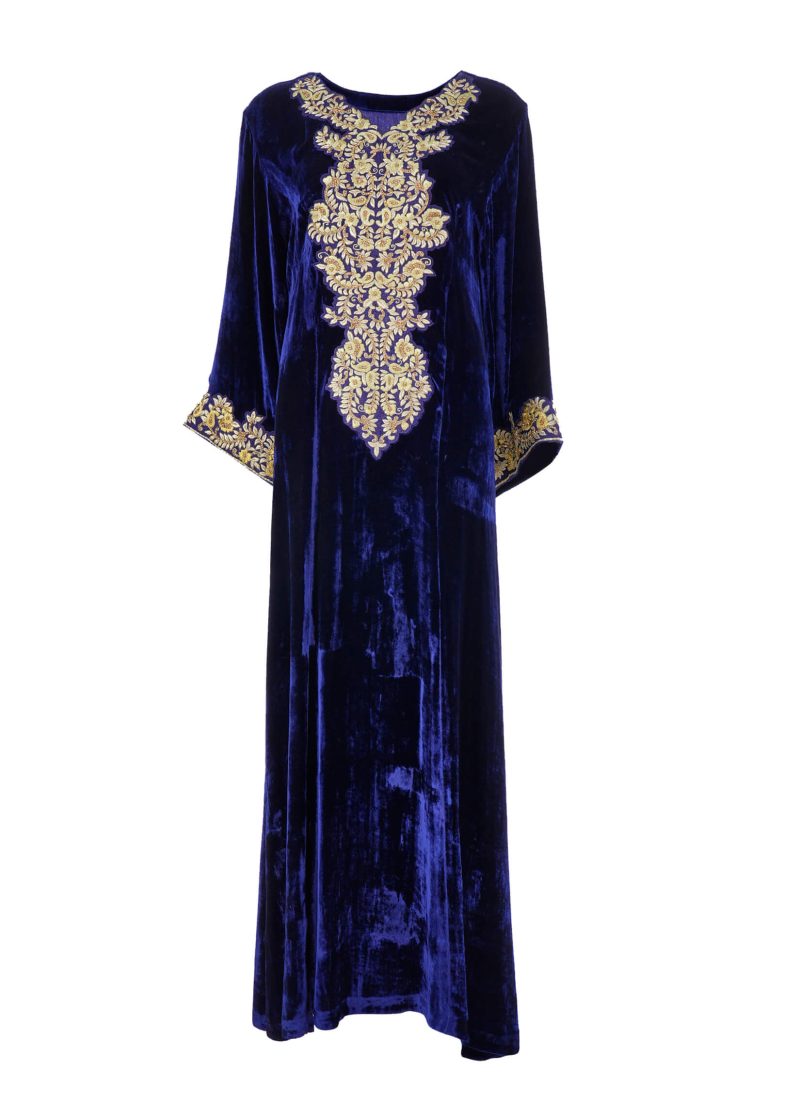 Maysarah Studio | Royal Blue | Stitched | Party Wear | Kaftan | 1 pc set