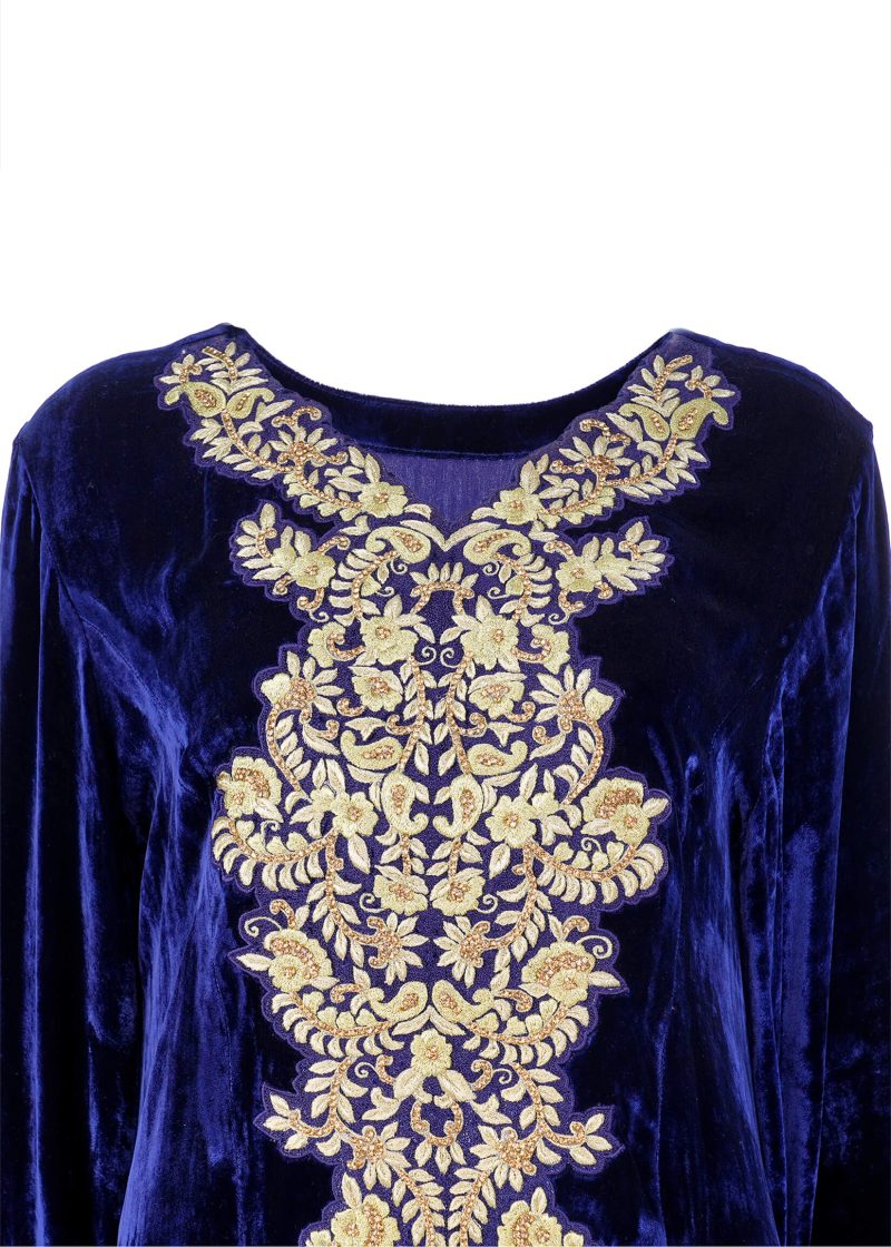 Maysarah Studio | Royal Blue | Stitched | Party Wear | Kaftan | 1 pc set