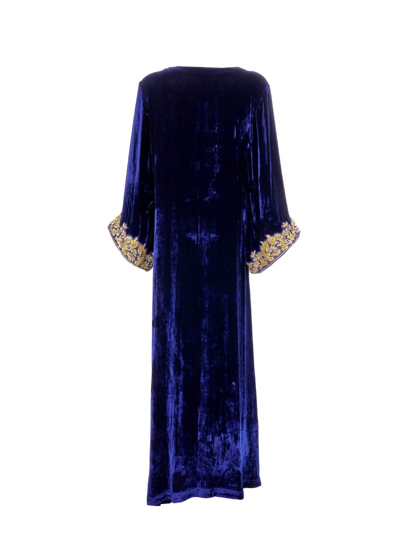 Maysarah Studio | Royal Blue | Stitched | Party Wear | Kaftan | 1 pc set