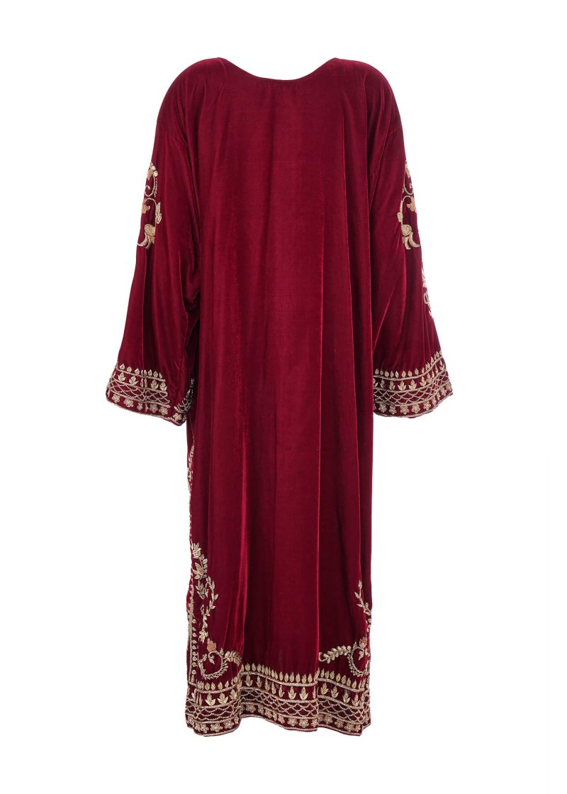 Maysarah Studio | Maroon | Stitched | Party Wear | Shirt | 1 pc set