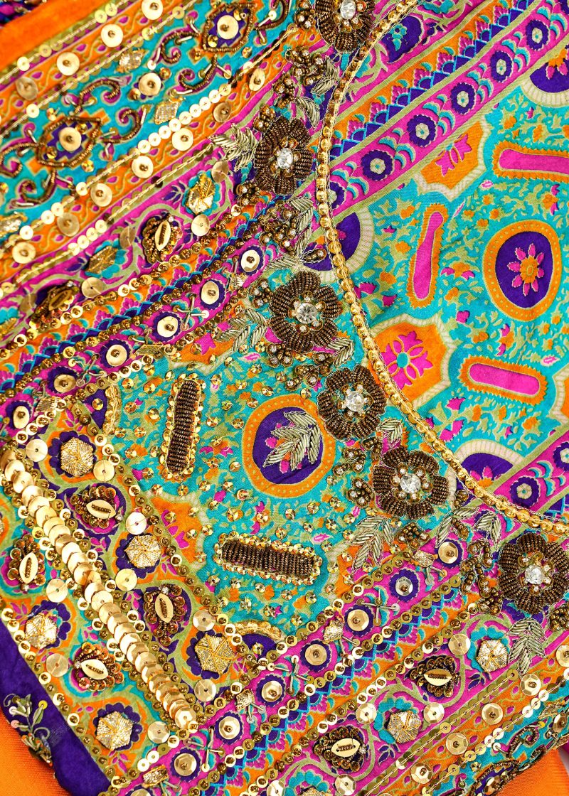 Rani Zara | Harish Shakil | Multi Color | Unstitched | Wedding Wear | Kurta Set | 3 Pc Set