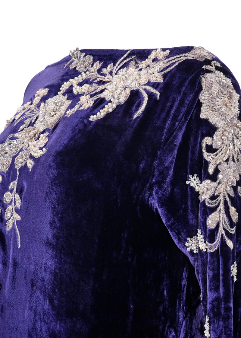 Rozina Muneeb | Teal Green | Stitched | Party Wear | Maxi Gown Trouser Style | 2 pc set