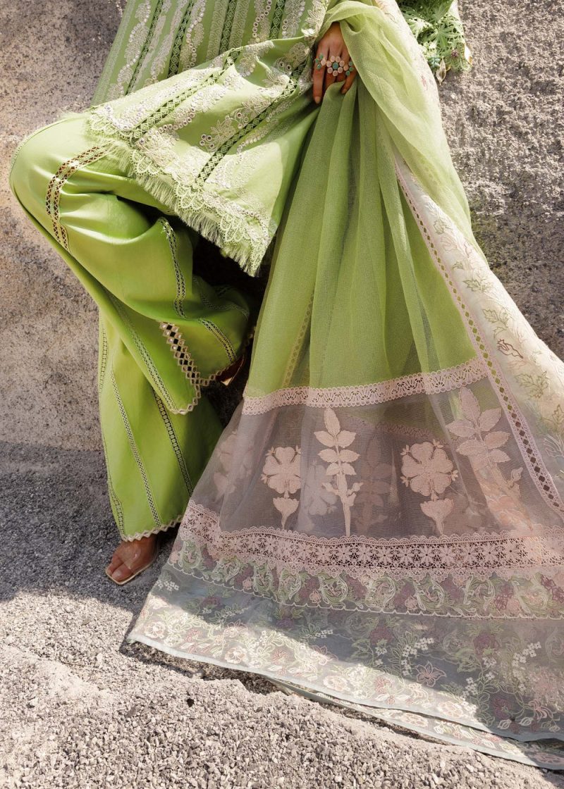 Saira Shakira | Luxury lawn'25 | Nadine-b | Lawn | Periwinkle | Embroidered Suit | 3pc