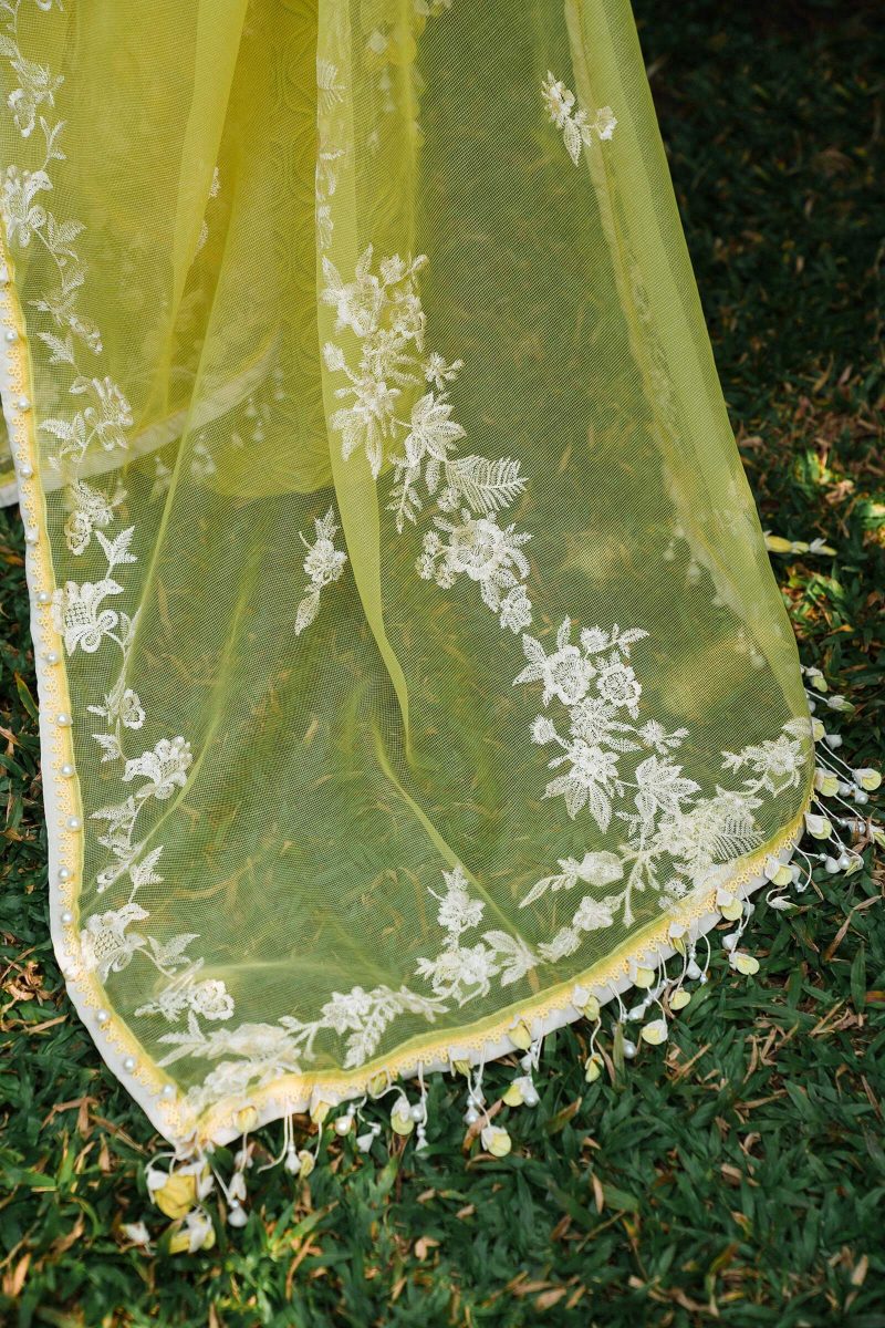 Sana Safinaz | Luxury Lawn 25 | Yellow | Unstitched | Festive wear | 005B-3CT | 3pc set.