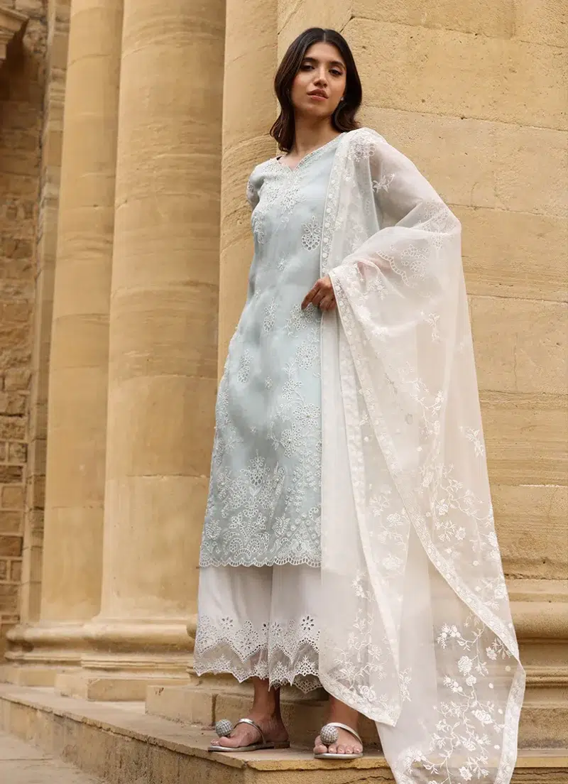 Image | Studio | Stitched | Embroidered Suit | Cotton | Kora | 3 pc set.