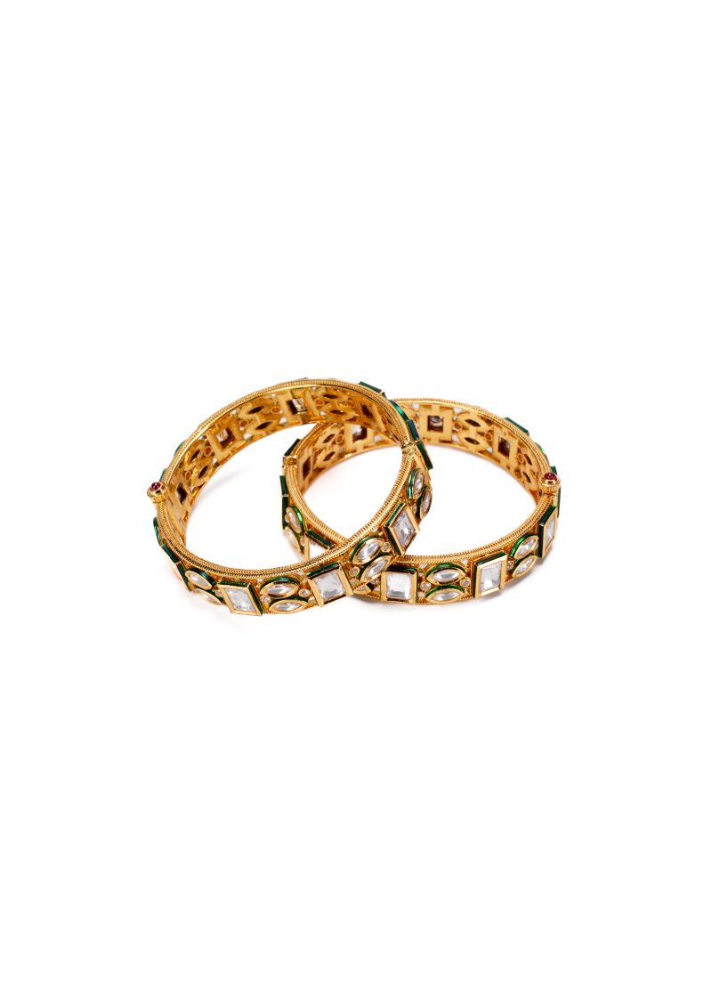 Latest Bollywood Choker | Set Gold Metal | Silver Kundan | Lulu Tassels & Earrings