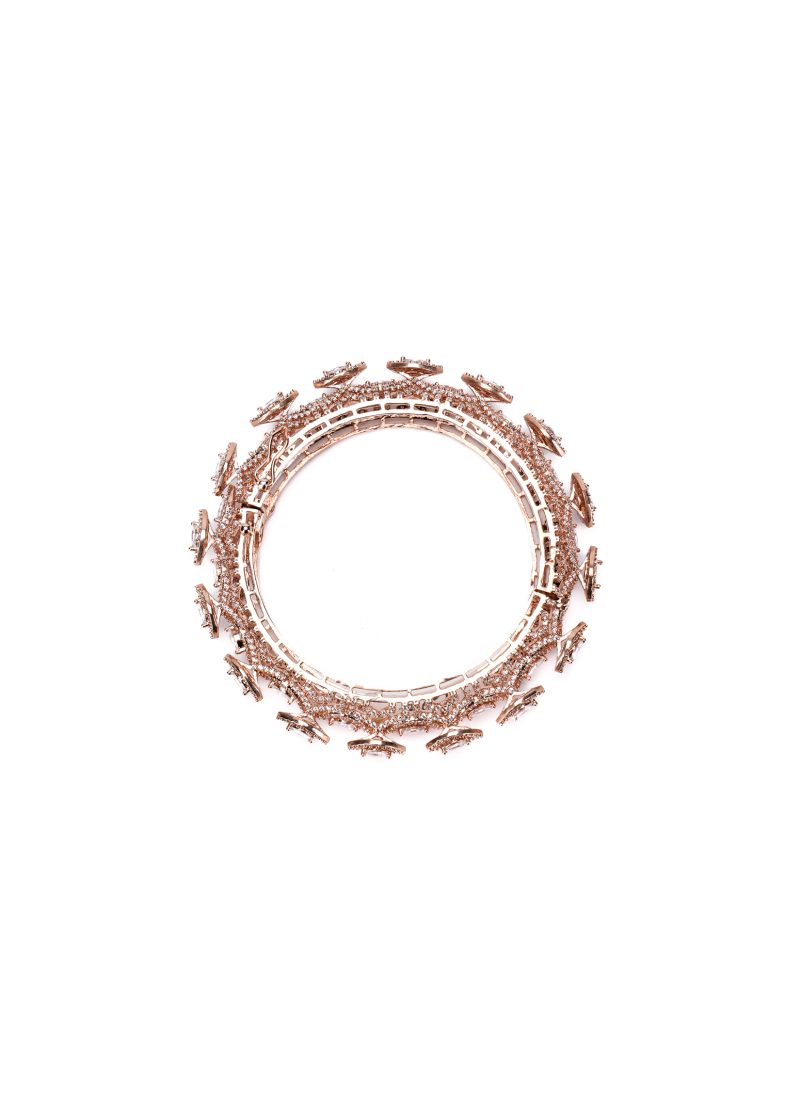 Choker Set with Earrings | Gold Metal Silver Diamond with Pink Ruby & Lulu Tassel