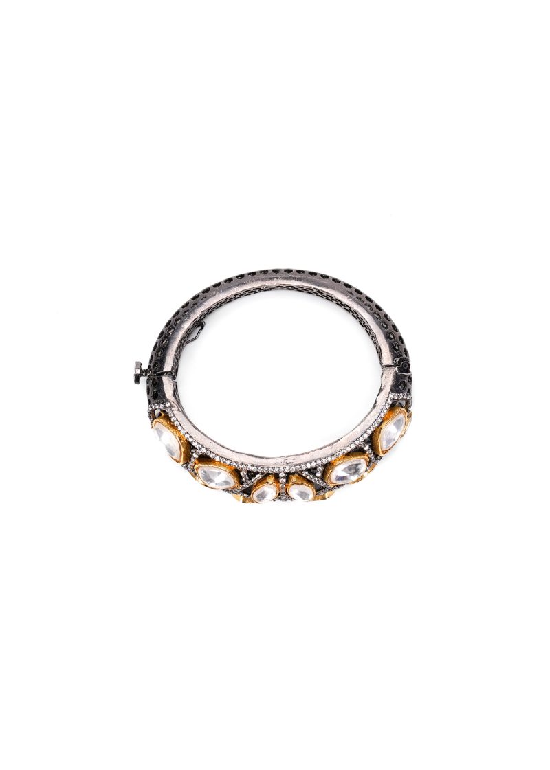 Peach Beads Choker Set | Gold Metal Silver Diamond with Lulu & Pearl Tassel Accents