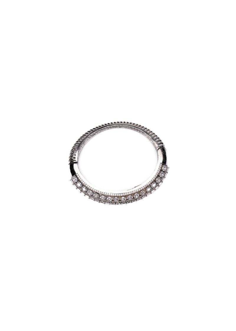 Square Maala Set | Gold Metal Chain with Off White, Grey Lulu & Green Stone Accents