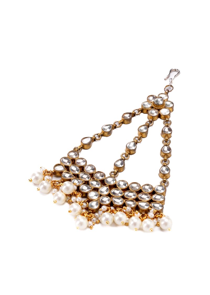 Ruby Maala Necklace | Rose Gold Metal Purple Stone Unshaped Red Accents