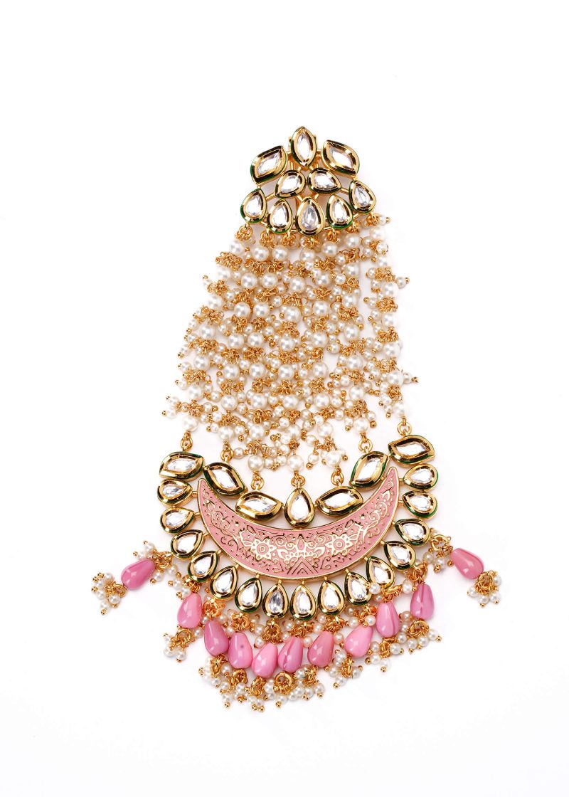 Rose Gold Metal White Swarovski | Baby Pink Ruby for Stylish Jewelry Looks