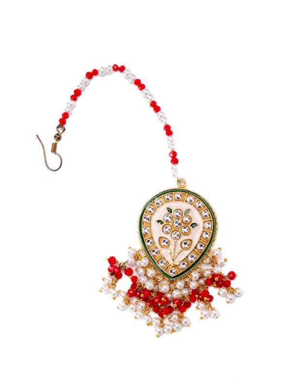 Kaju-Shaped Tassel Jewelry | Rose Gold with Stunning Silver Diamond Designs