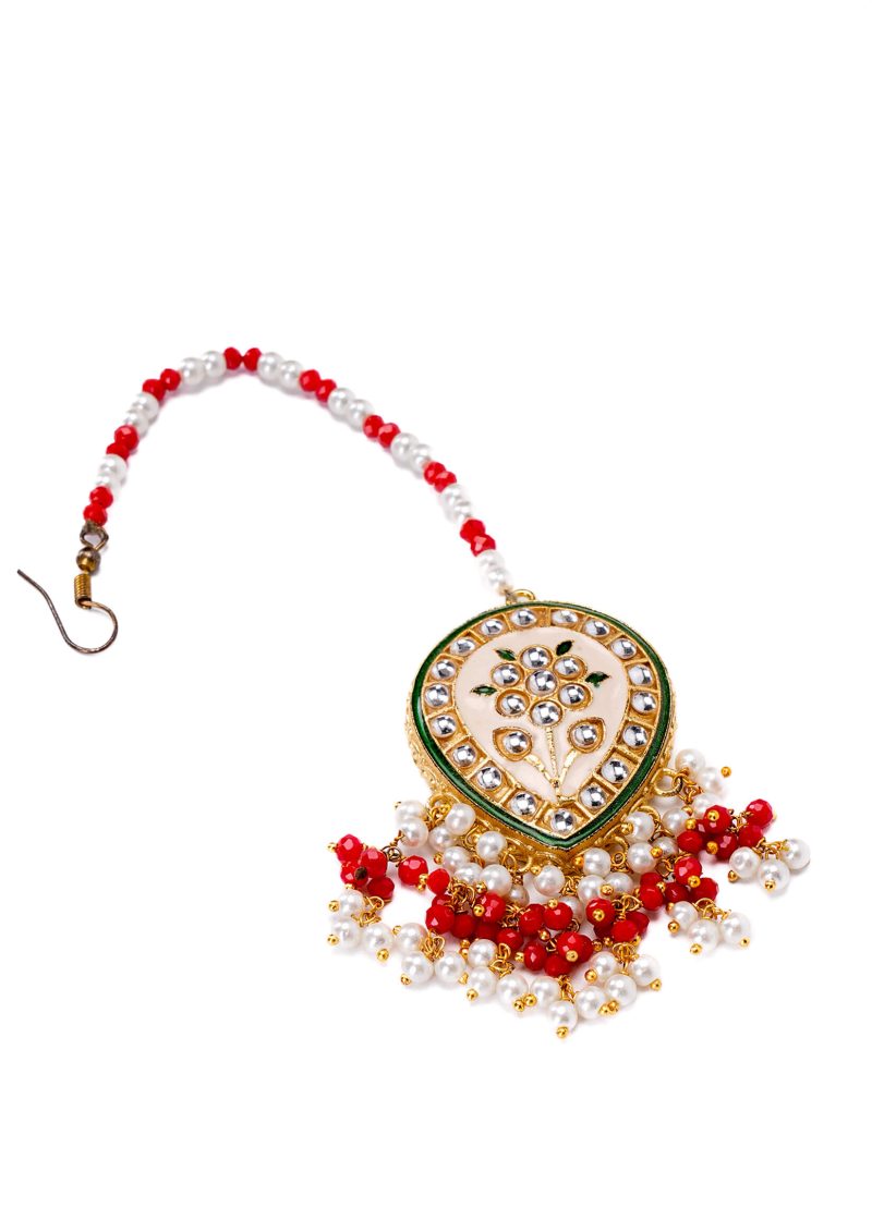 Kaju-Shaped Tassel Jewelry | Rose Gold with Stunning Silver Diamond Designs