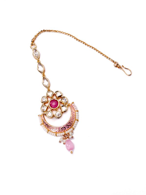 Moon-Shaped Tassel Earrings | Rose Gold and Silver Diamond Jewelry Collection