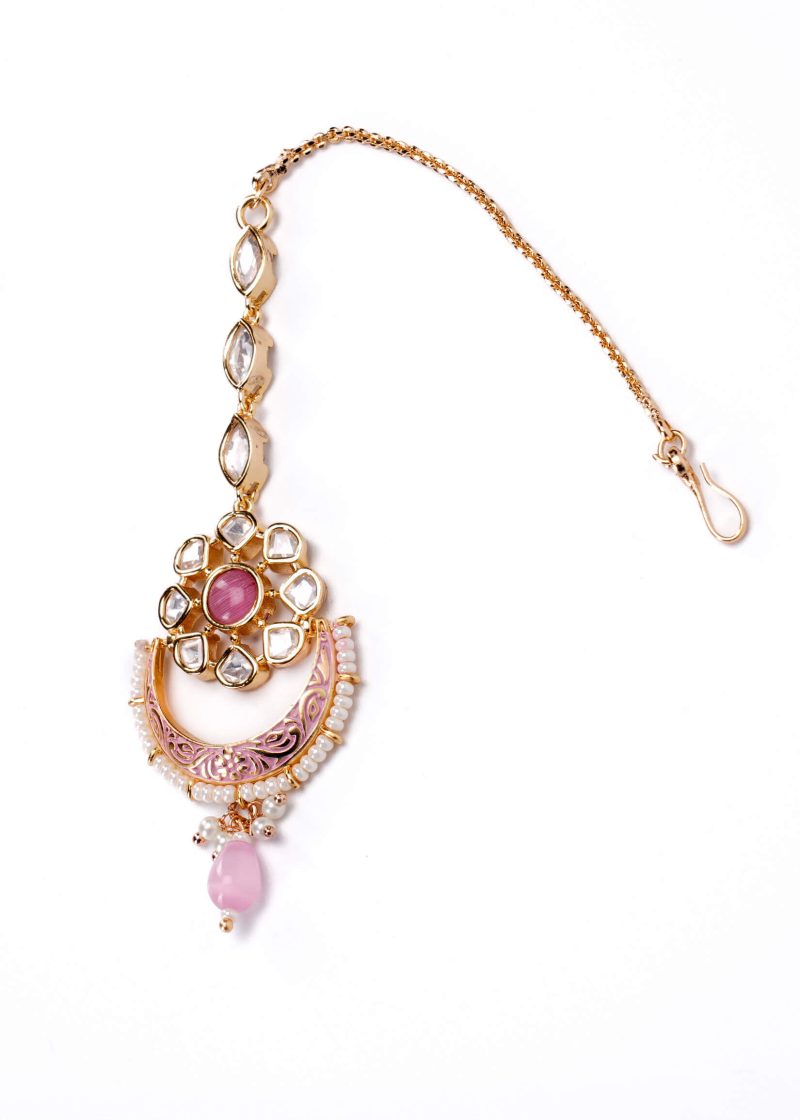 Moon-Shaped Tassel Earrings | Rose Gold and Silver Diamond Jewelry Collection