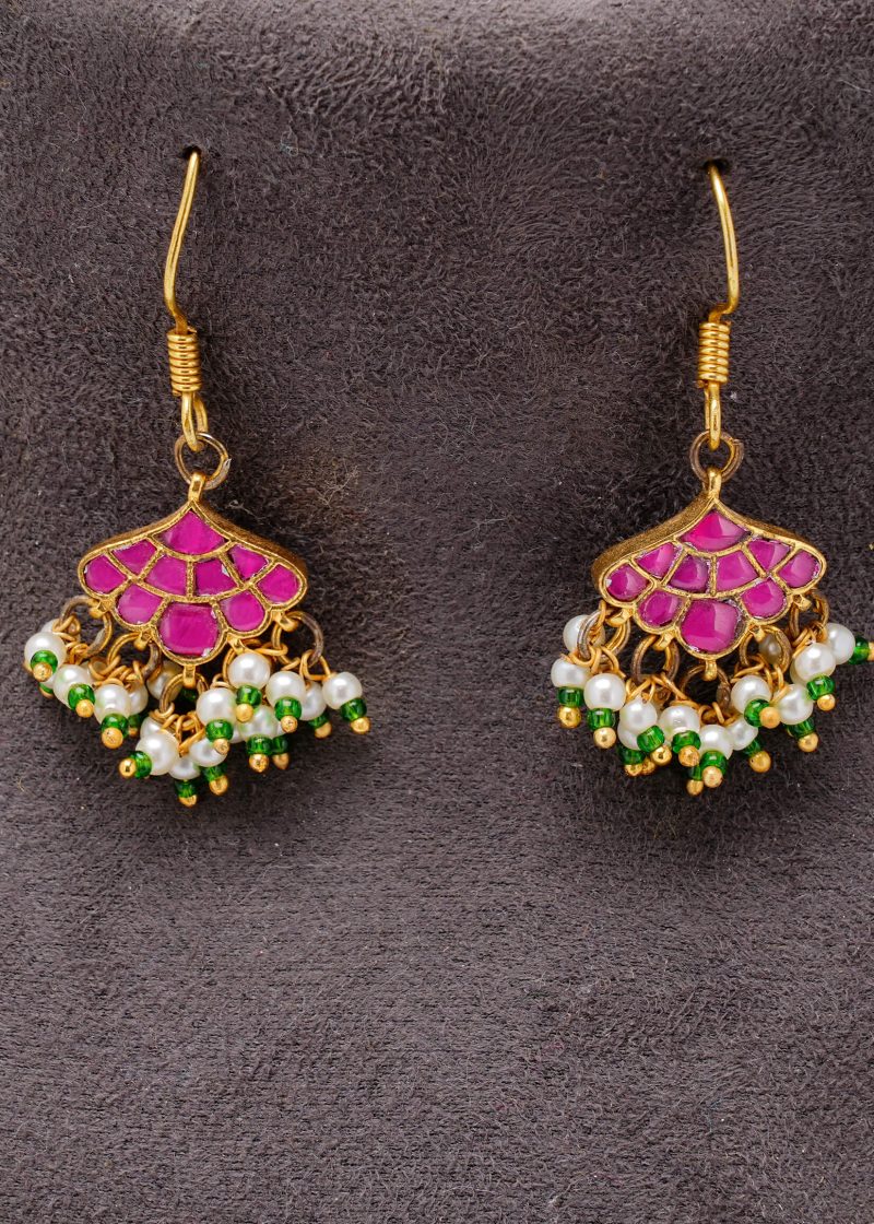 Silver Diamond Earrings | Silver Metal Black | Minimalistic | Elegant Styling