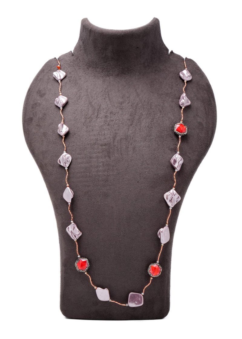 Emerald Green Necklace | Gold Metal Silver Jaipuri Kundan with Enamel Work Accents