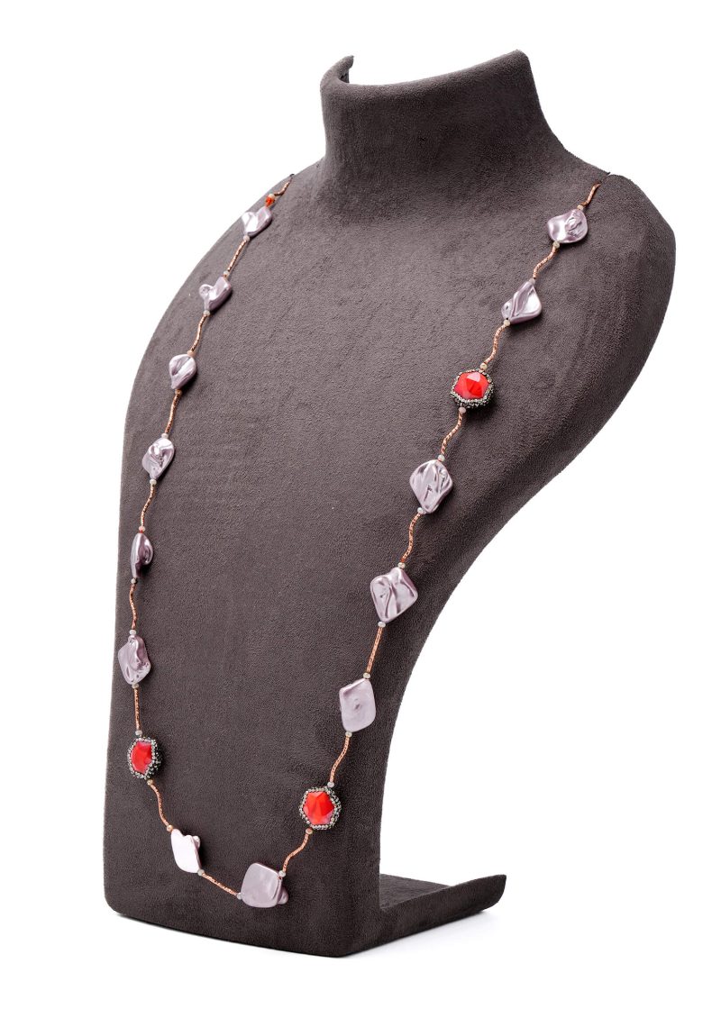 Emerald Green Necklace | Gold Metal Silver Jaipuri Kundan with Enamel Work Accents