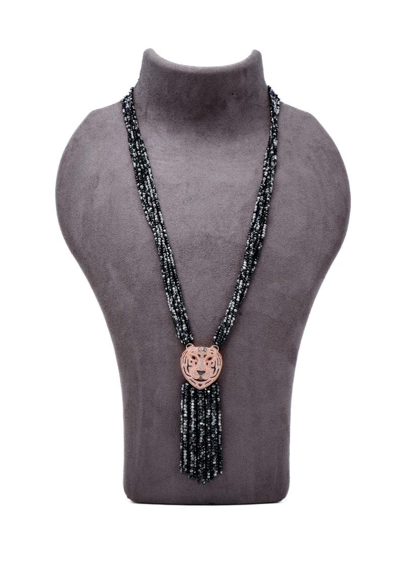 Silver Bangles with Black Silver Diamond | Unique Opposite Snake Style Design