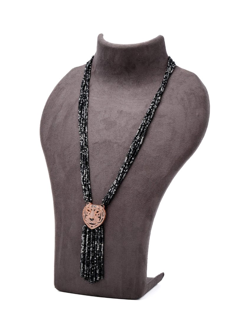 Silver Bangles with Black Silver Diamond | Unique Opposite Snake Style Design