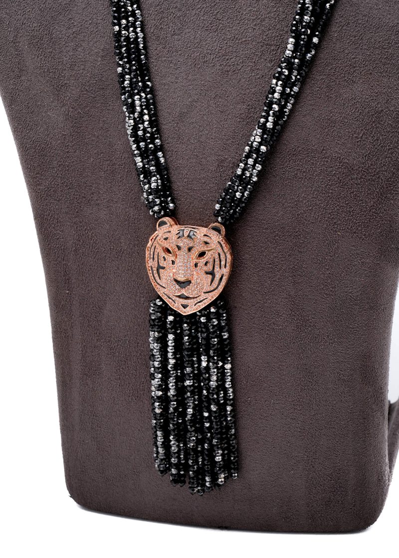 Silver Bangles with Black Silver Diamond | Unique Opposite Snake Style Design