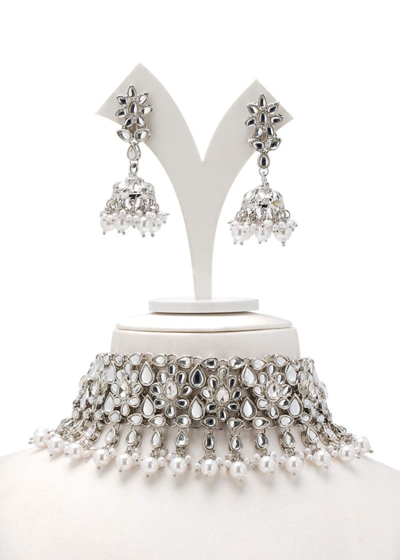 C Green Ruby Swarovski | Earrings White Metal Rose Unique Pink