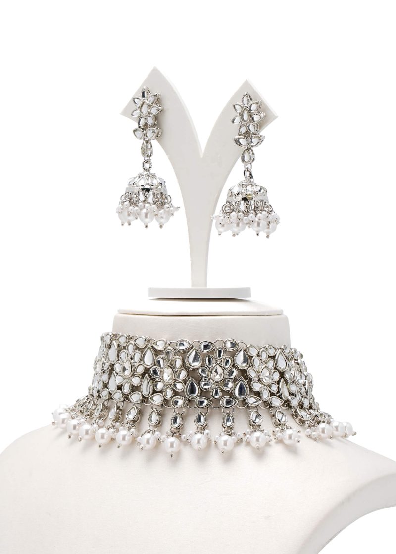 C Green Ruby Swarovski | Earrings White Metal Rose Unique Pink