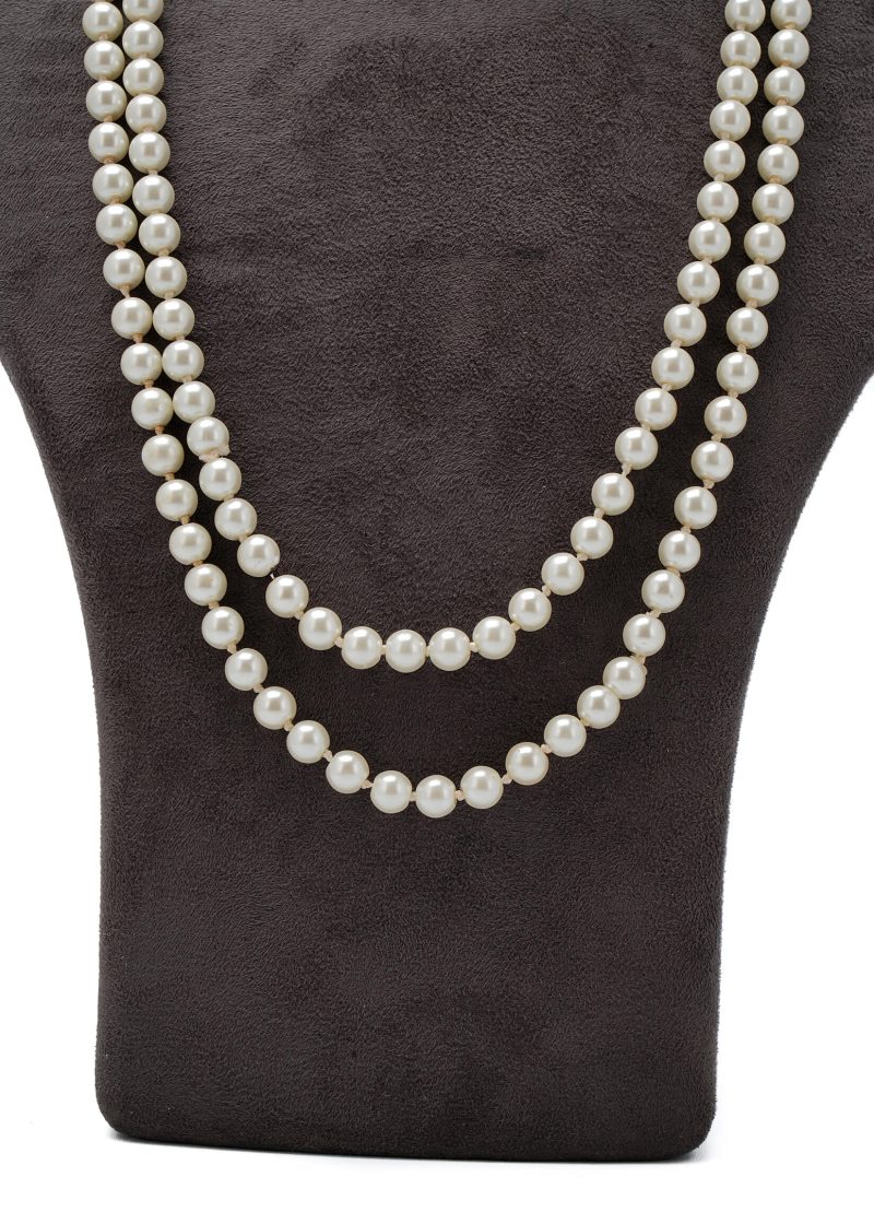 Royal Blue Ruby Necklace with Pink Stone | Navy Beads | Purple Stone Tassels in Silver