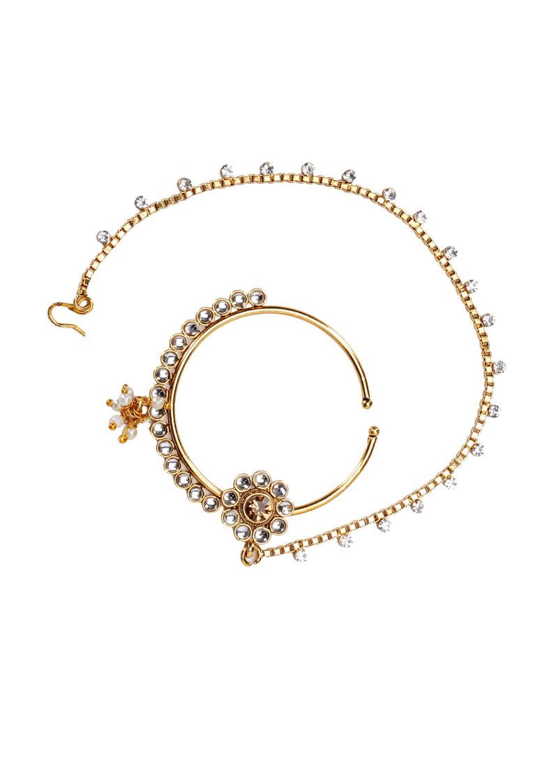 Two-Line Silver Uncut Diamond Maala | White Swarovski | Luxe Statement