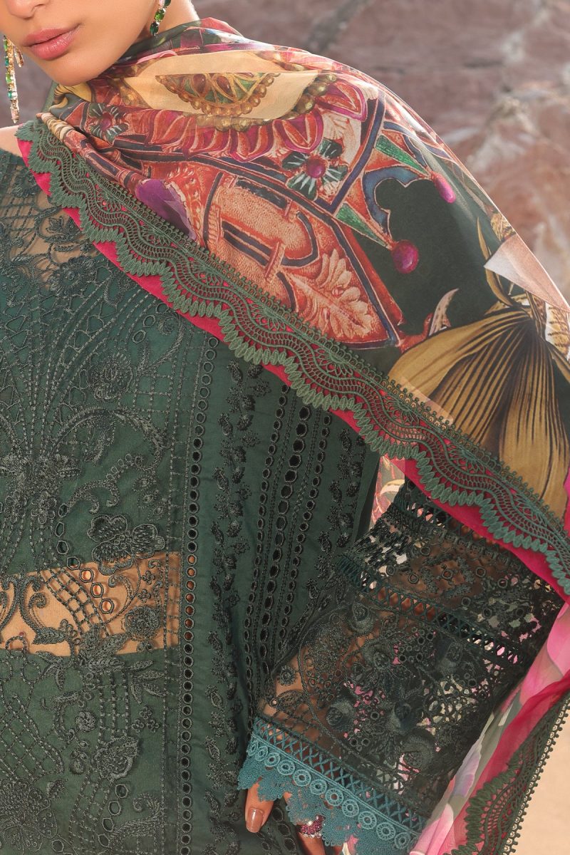 Imrozia Serene | Hania Collection '25 | Lawn | Green | Stitched | 3pc