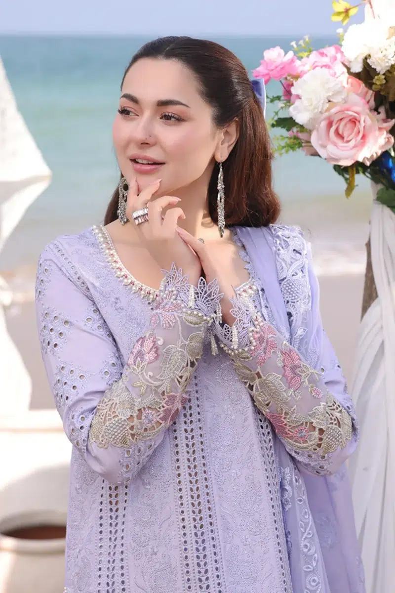 Imrozia Serene | Hania Collection '25 | Lawn | Light-Purple | Stitched | 3pc