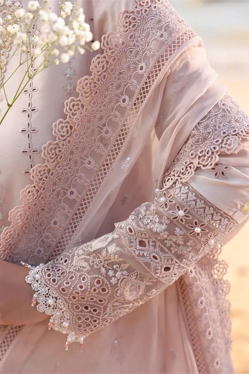 Imrozia Serene | Hania Collection '25 | Lawn | Light-Pink | Stitched | 3pc