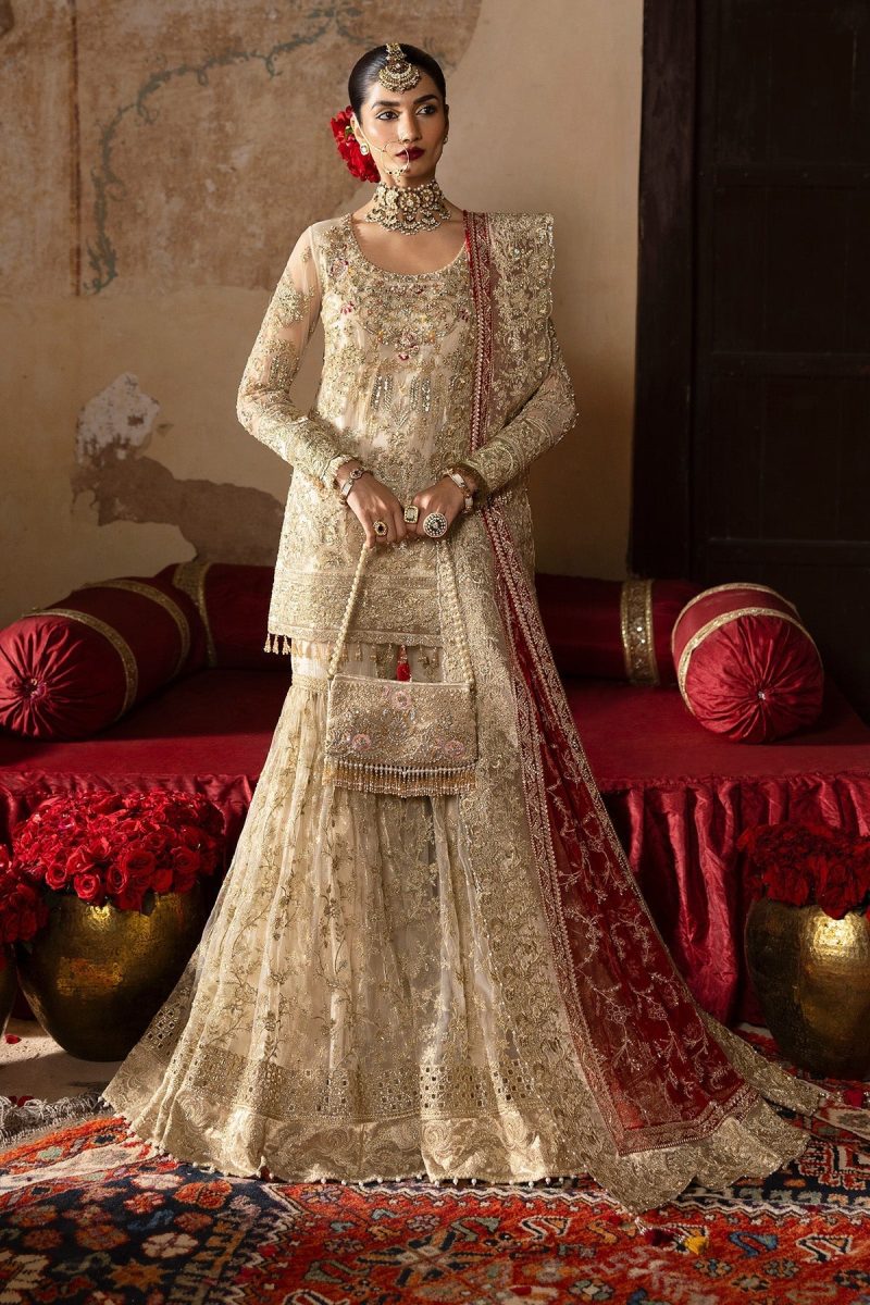 Imrozia | Jashn Bridal Edit 25 | Pemaan | White | Chiffon | 3 pc