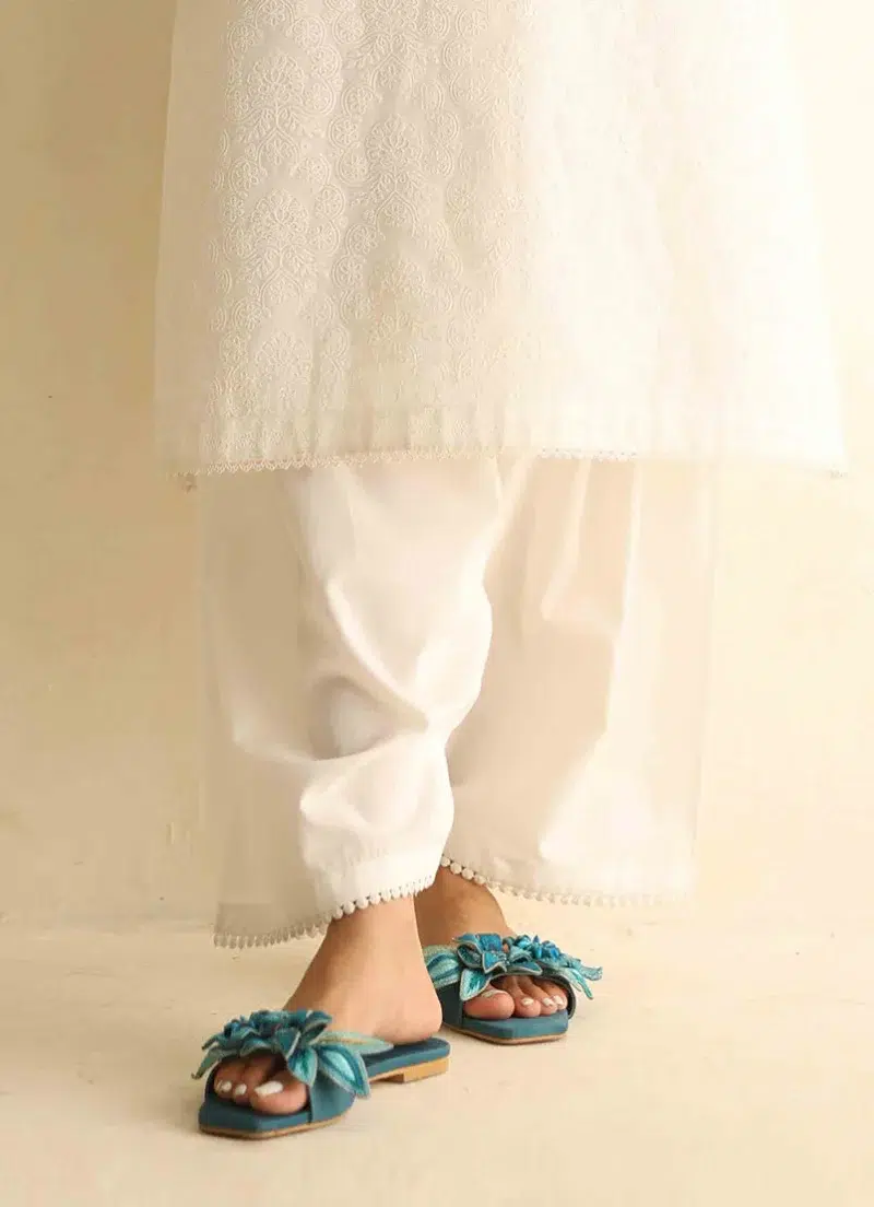Image | Selene'25 | Flared Shalwar | White | Stitched | 1 Piece.