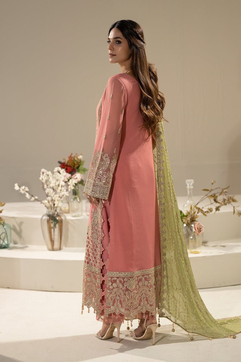 Imrozia | Nicha Luxury Chiffon Edit 25 | Nurah | Pink | Chiffon | 3 pc